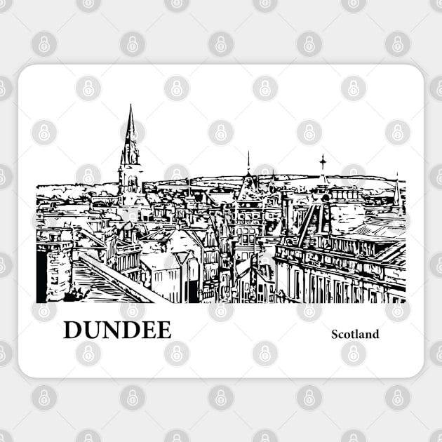 Dundee Scotland Magnet by Lakeric